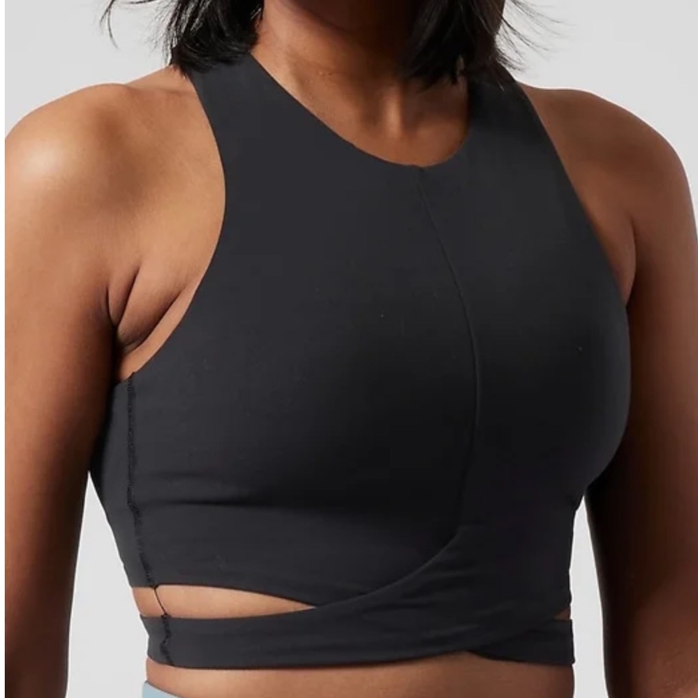 Athleta Conscious Cut Out Crop Top - Picture 1 of 6